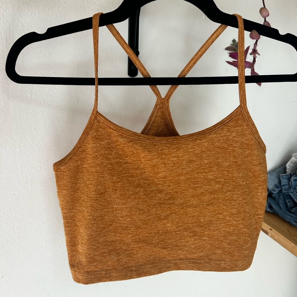 Tumeric colored "the hugger" bralette
